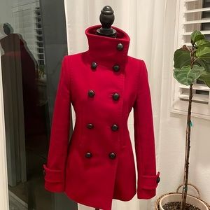 Babaton Red Winter Coat